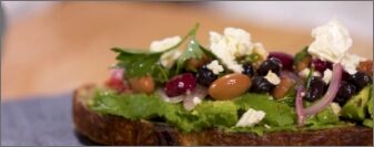 Avocado Toast with Herby Bean Salad