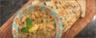 Lemony Masala Mayocoba Bean Curry