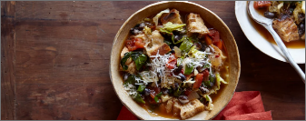 Smoky Ribollita with Orca Beans