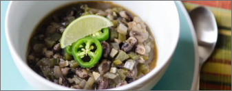 Black & White Orca Bean Chili