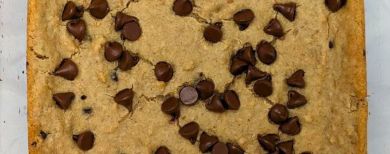 Mayocoba Bean Blondies